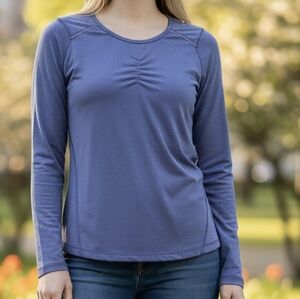 Tangerine Long Sleeve Shirt with Thumb Holes (LS7)